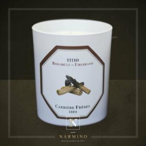 Bougie Carrière Frères senteur Bois Brûlé