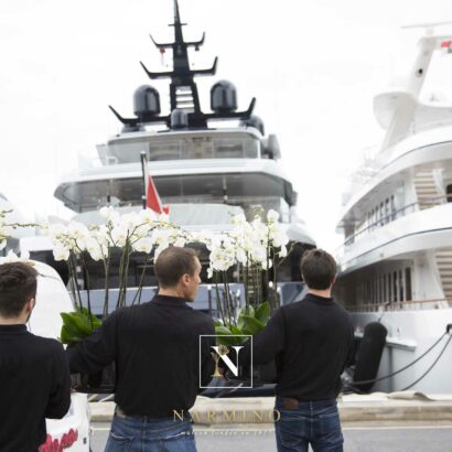 Décoration florale, vente de bouquets de fleurs, pour les yachts et navires, Monaco et la Côte d'Azur